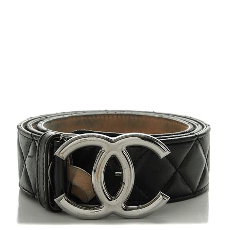 chanel cc quilted belt|chanel belt size.